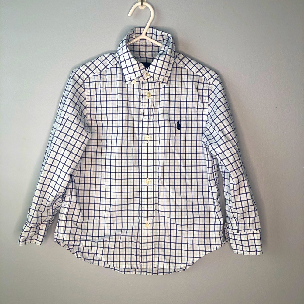 Ralph Lauren Plaid Button Down 4T